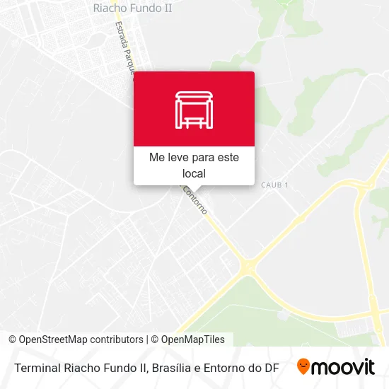 Terminal Riacho Fundo II mapa