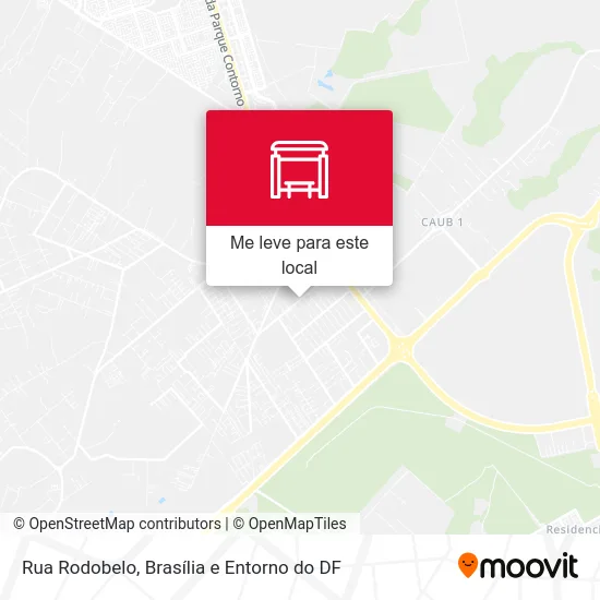 Rua Rodobelo mapa