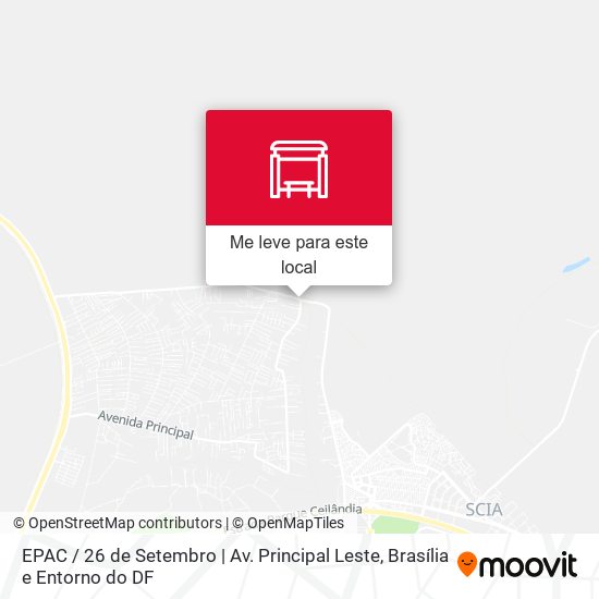 EPAC / 26 de Setembro | Av. Principal Leste mapa