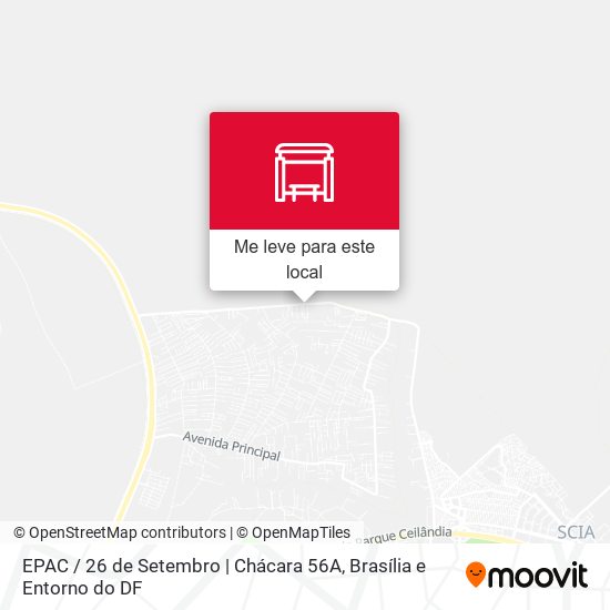 EPAC / 26 de Setembro | Chácara 56A mapa