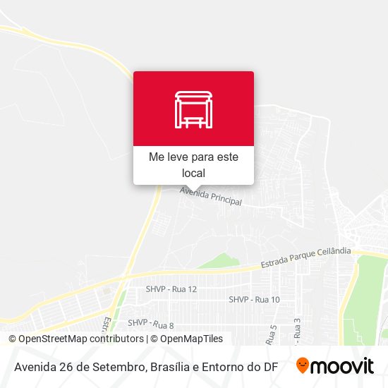 Avenida 26 de Setembro mapa