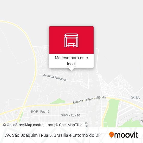 Av. São Joaquim | Rua 5 mapa