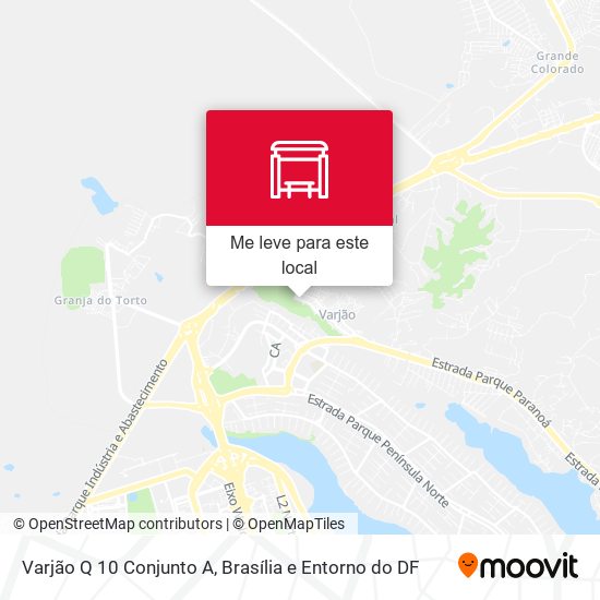 Varjão Q 10 Conjunto A mapa