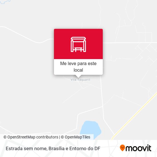 Estrada sem nome mapa