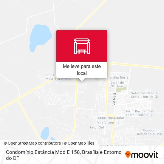Condomínio Estância Mod E 158 mapa