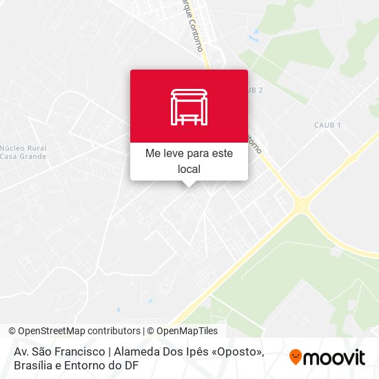 Av. São Francisco | Alameda Dos Ipês «Oposto» mapa