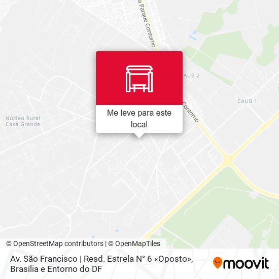 Av. São Francisco | Resd. Estrela N° 6 «Oposto» mapa