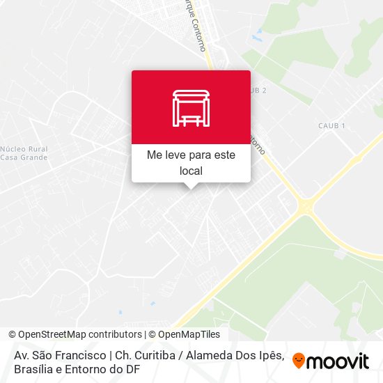 Av. São Francisco | Ch. Curitiba / Alameda Dos Ipês mapa