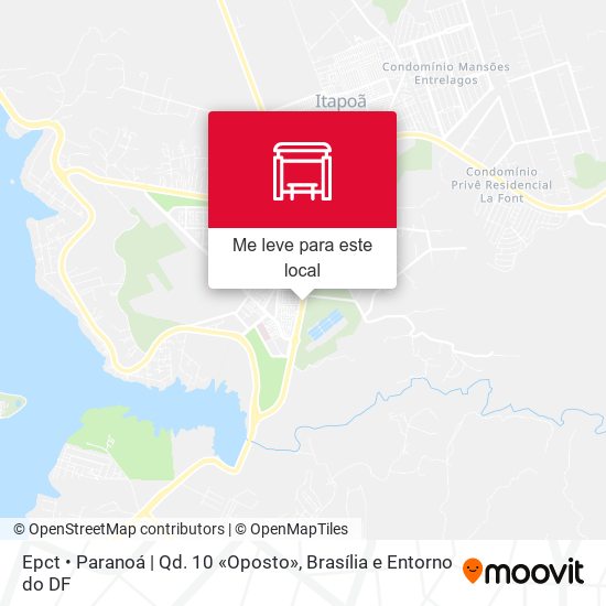 Epct • Paranoá | Qd. 10 «Oposto» mapa