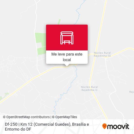 Df-250 | Km 12 (Comercial Guedes) mapa