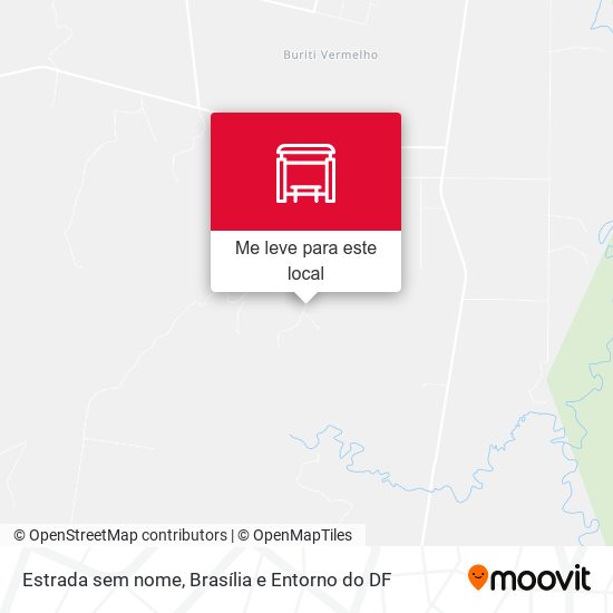 Estrada sem nome mapa