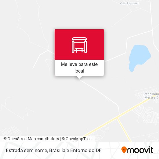 Estrada sem nome mapa