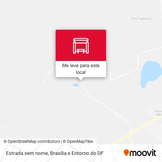 Estrada sem nome mapa