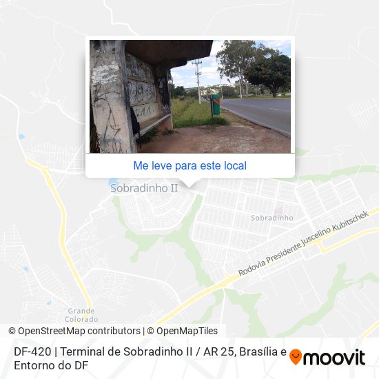 DF-420 | Terminal de Sobradinho II / AR 25 mapa