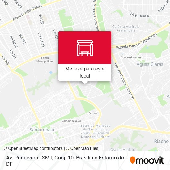 Av. Primavera | SMT, Conj. 10 mapa