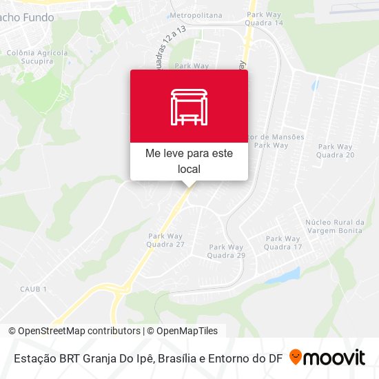 Estação BRT Granja Do Ipê mapa