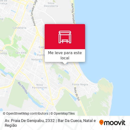 Av. Praia De Genipabu, 2332 | Bar Da Cueca mapa