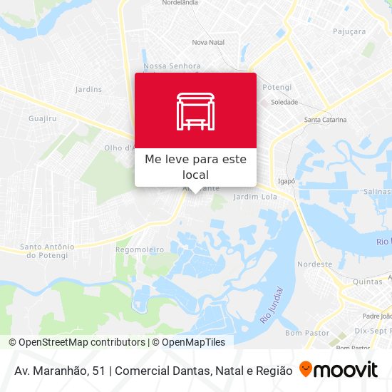 Av. Maranhão, 51 | Comercial Dantas mapa