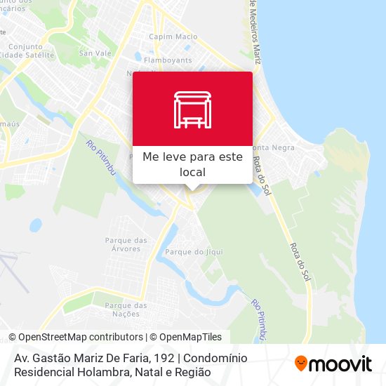 Av. Gastão Mariz De Faria, 192 | Condomínio Residencial Holambra mapa