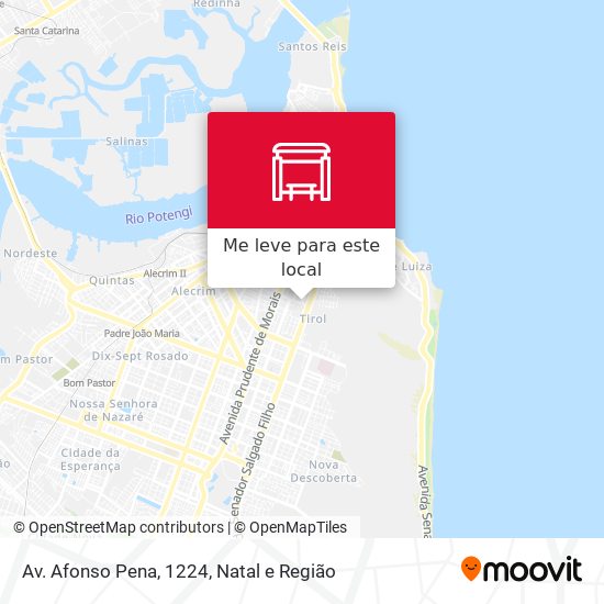 Av. Afonso Pena, 1224 mapa