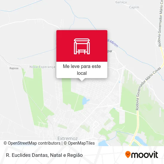 R. Euclides Dantas mapa