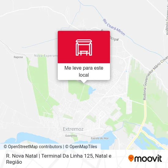 R. Nova Natal | Terminal Da Linha 125 mapa