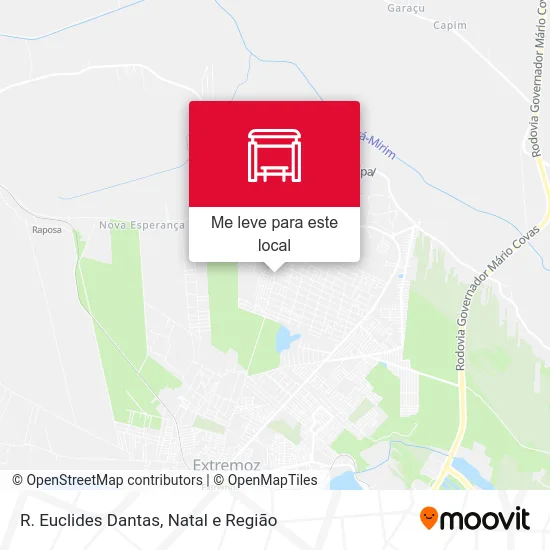 R. Euclides Dantas mapa