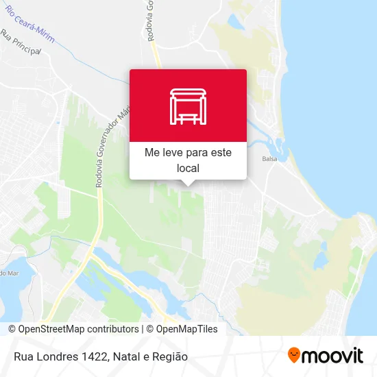 Rua Londres 1422 mapa