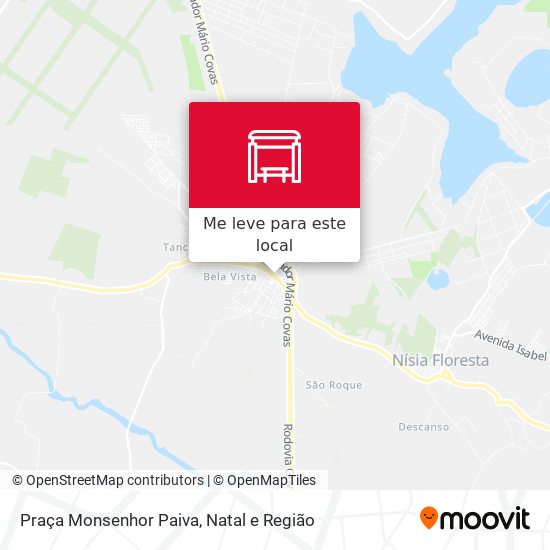 Praça Monsenhor Paiva mapa