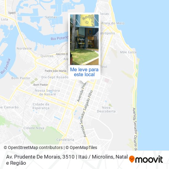 Como chegar até Av. Prudente De Morais, 3510 | Faculdade Maurício De Nassau  - Intermunicipal em Lagoa Nova de Ônibus ou Trem?
