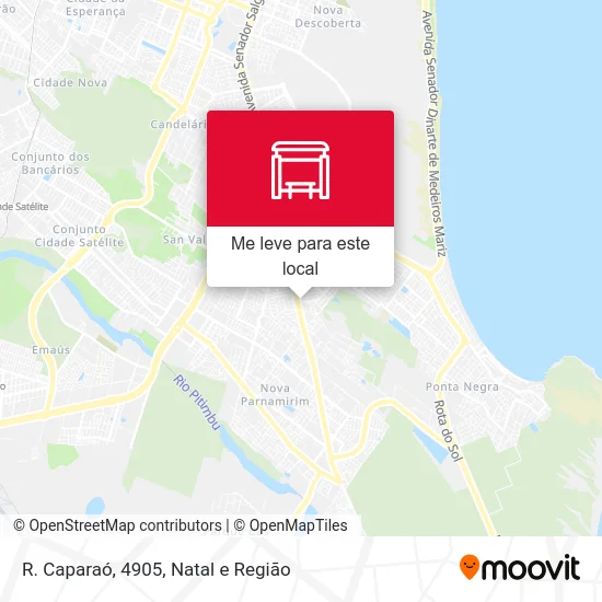 R. Caparaó, 4905 mapa
