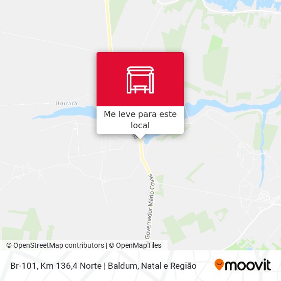 Br-101, Km 136,4 Norte | Baldum mapa