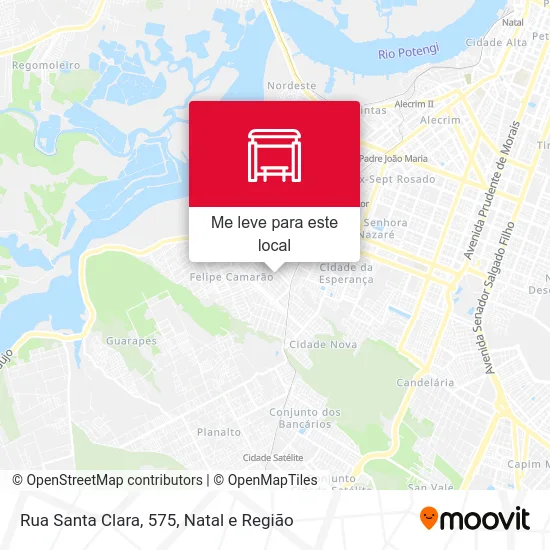 Rua Santa Clara, 575 mapa
