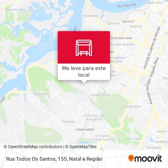 Rua Todos Os Santos, 155 mapa