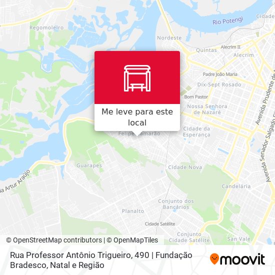 Rua Professor Antônio Trigueiro, 490 | Fundação Bradesco mapa
