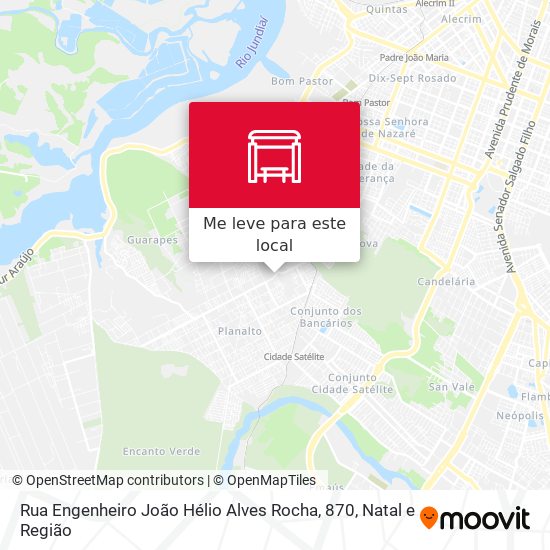 Rua Engenheiro João Hélio Alves Rocha, 870 mapa