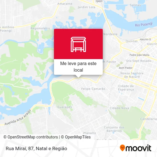 Rua Miraí, 87 mapa