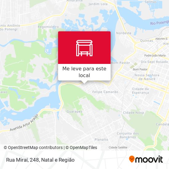 Rua Miraí, 248 mapa