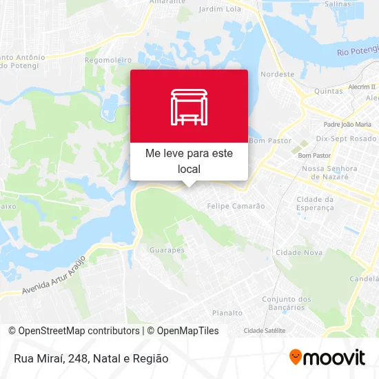 Rua Miraí, 248 mapa