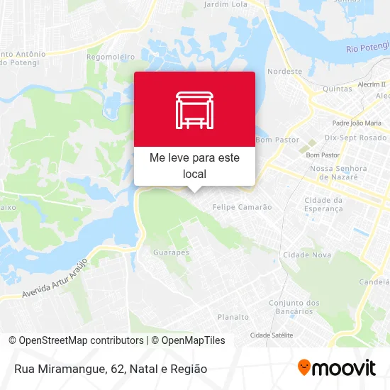 Rua Miramangue, 62 mapa