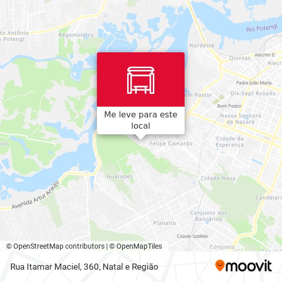 Rua Itamar Maciel, 360 mapa