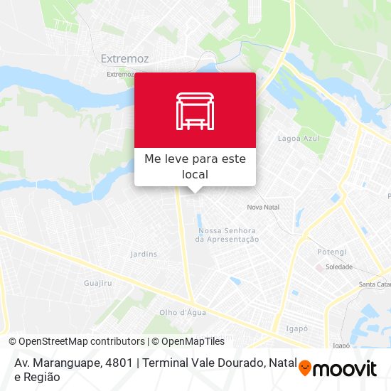 Av. Maranguape, 4801 | Terminal Vale Dourado mapa