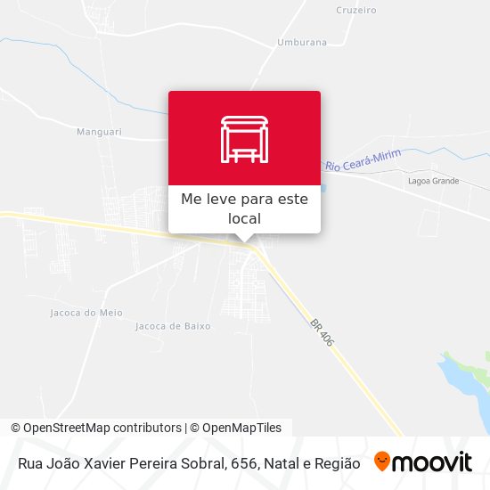 Rua João Xavier Pereira Sobral, 656 mapa