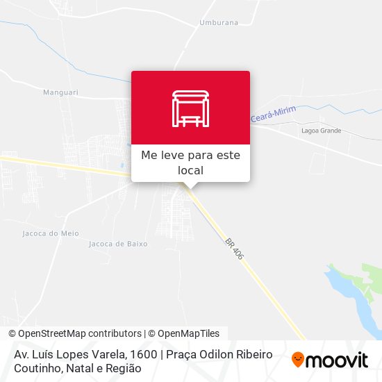 Av. Luís Lopes Varela, 1600 | Praça Odilon Ribeiro Coutinho mapa