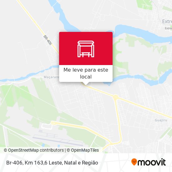 Br-406, Km 163,6 Leste mapa