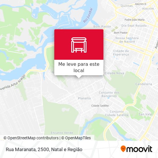 Rua Maranata, 2500 mapa