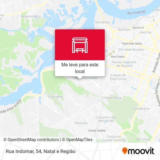 Rua Indomar, 54 mapa