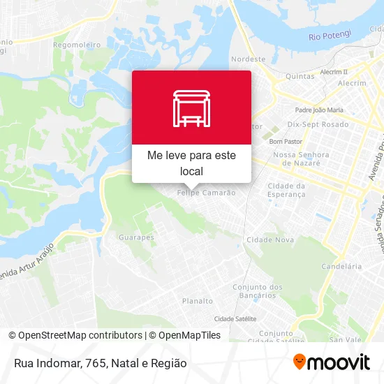 Rua Indomar, 765 mapa