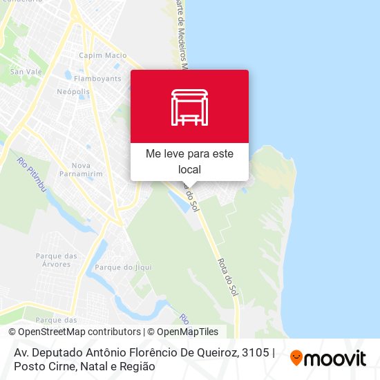 Av. Deputado Antônio Florêncio De Queiroz, 3105 | Posto Cirne mapa