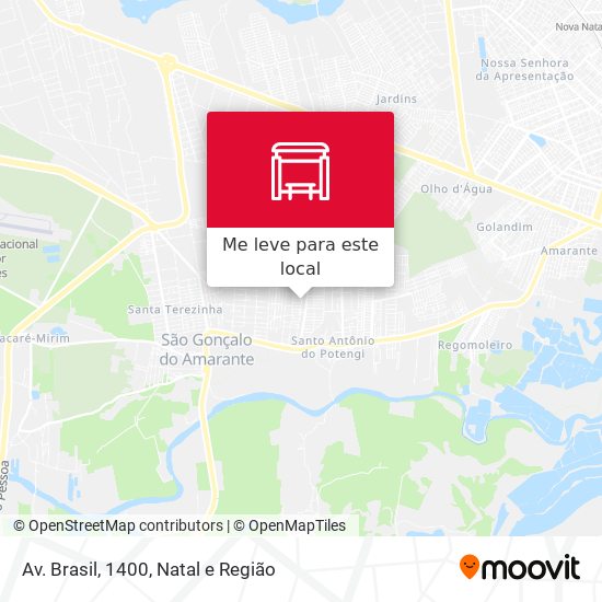 Av. Brasil, 1400 mapa